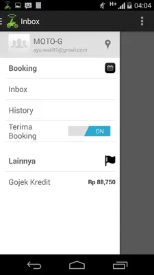 Gojek Driver android App screenshot 0